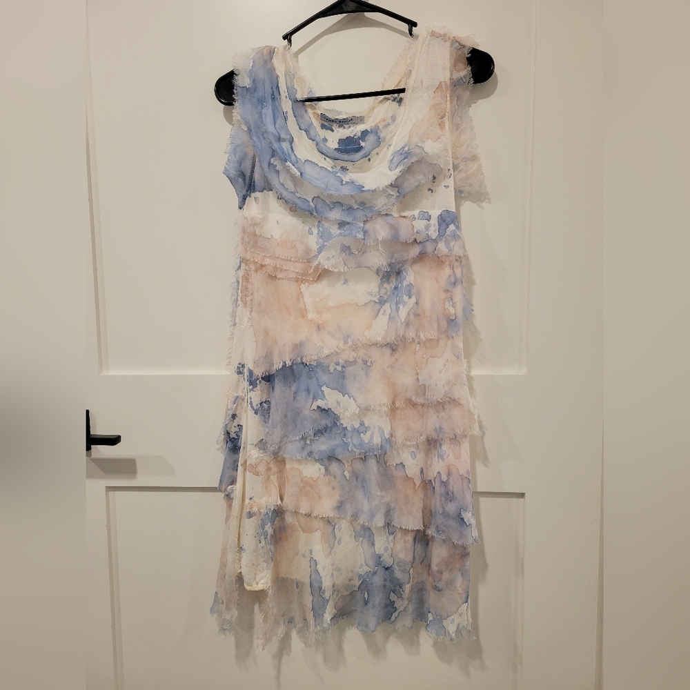 Tempo Paris Elegant Watercolor Dress